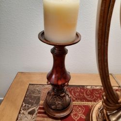 Small Candle Holder And Candle