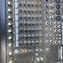 Mackie 1202-VLZ PRO 12-channel compact analog mixer.