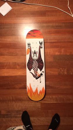Unique hand painted skateboard