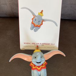 Hallmark Disney Ornament Dumbo When I See An Elephant Fly