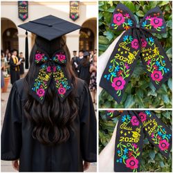 Class of 2026 Graduation Commencement Black Bow