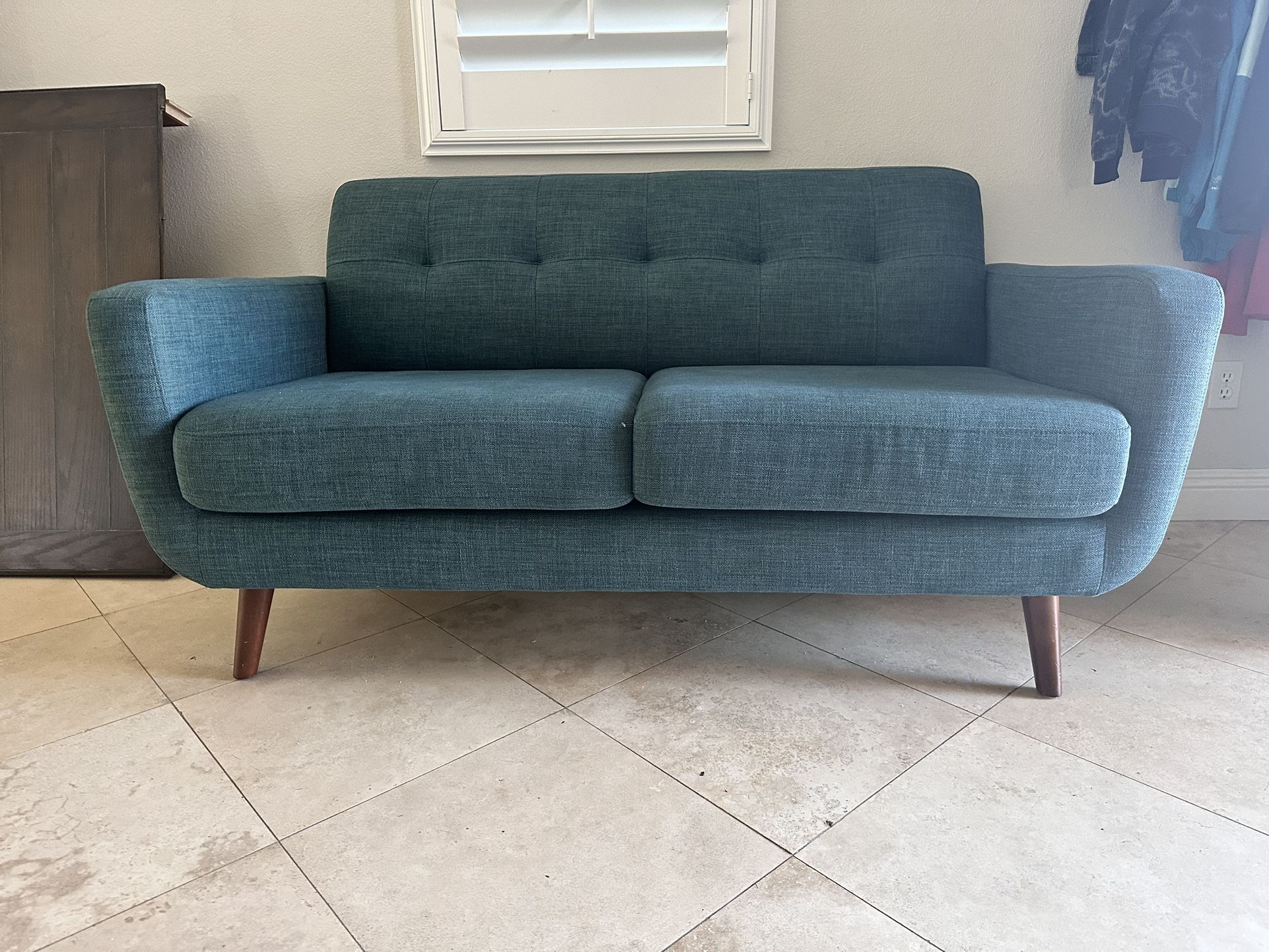 Blue Sofa Loveseat