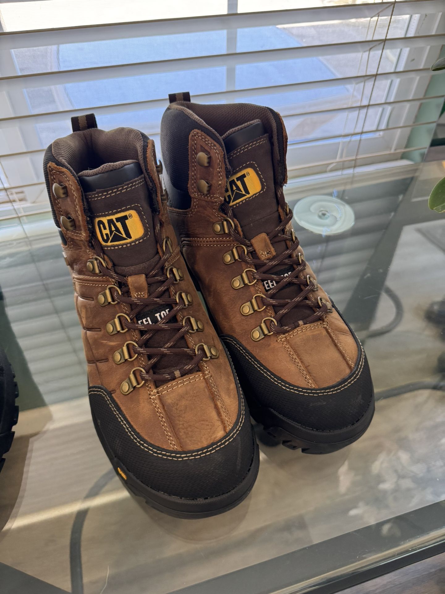 Caterpillar Steel Toe Size 10 New 