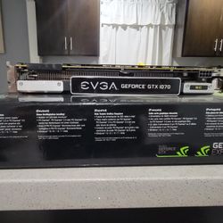 Evga 1070 Superclock Gaming Graphics Card. GeForce Gtx