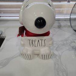 Rae Dunn Snoopy Treats Jar