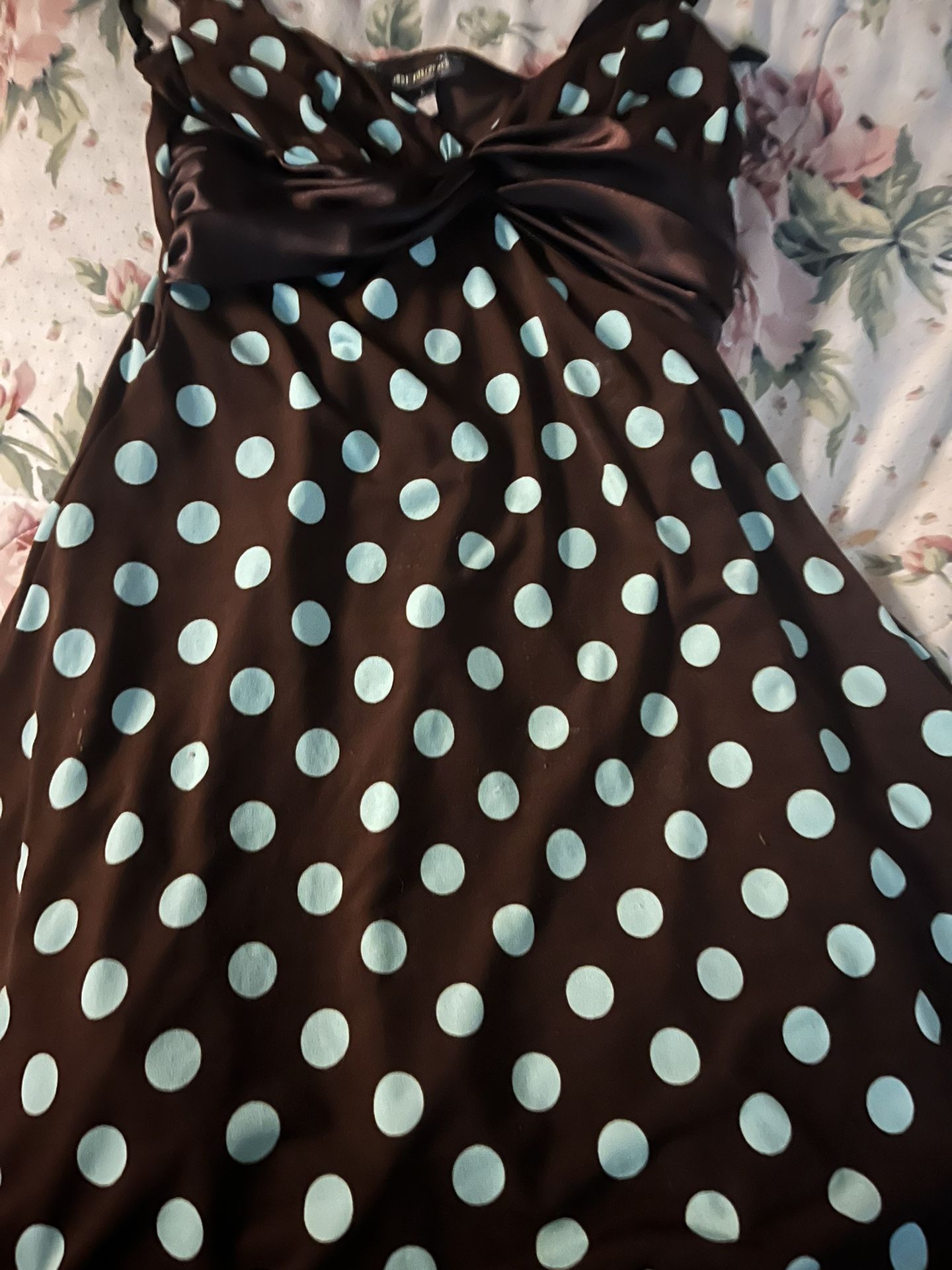 Vintage Beautiful Poka Dot Dress