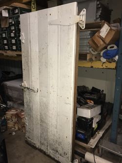 Heavy wooden door from Greenville country club