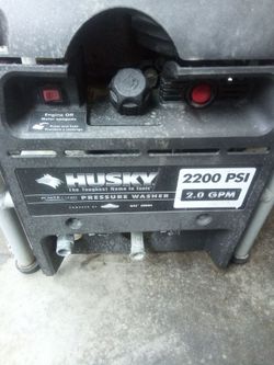 PRESSURE WASHER (gas)