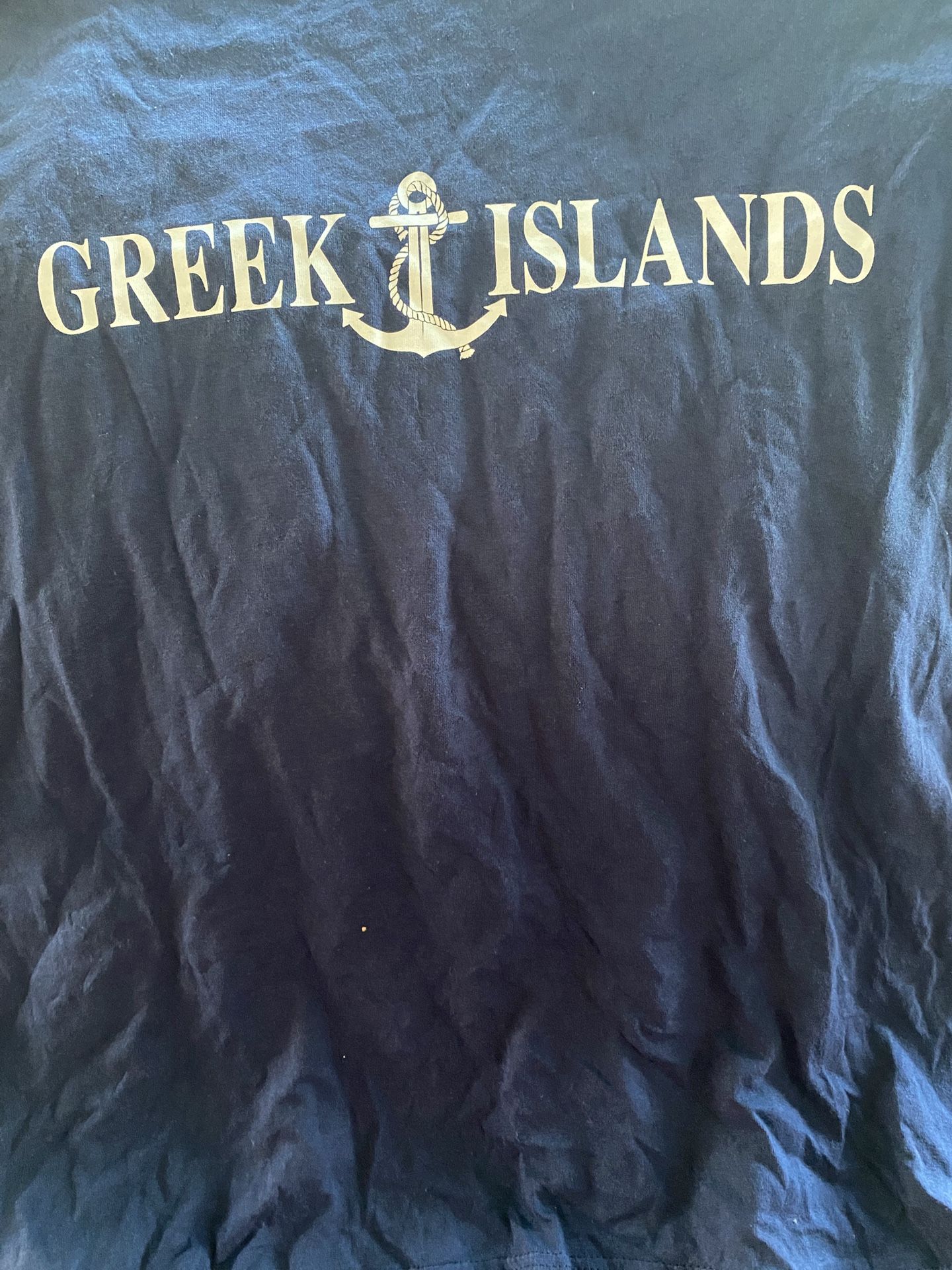 Vintage Unisex Greek Islands Greek T-Shirt Imported Greece $15 each or 2 for $20 (Mix & Match) (1 available)