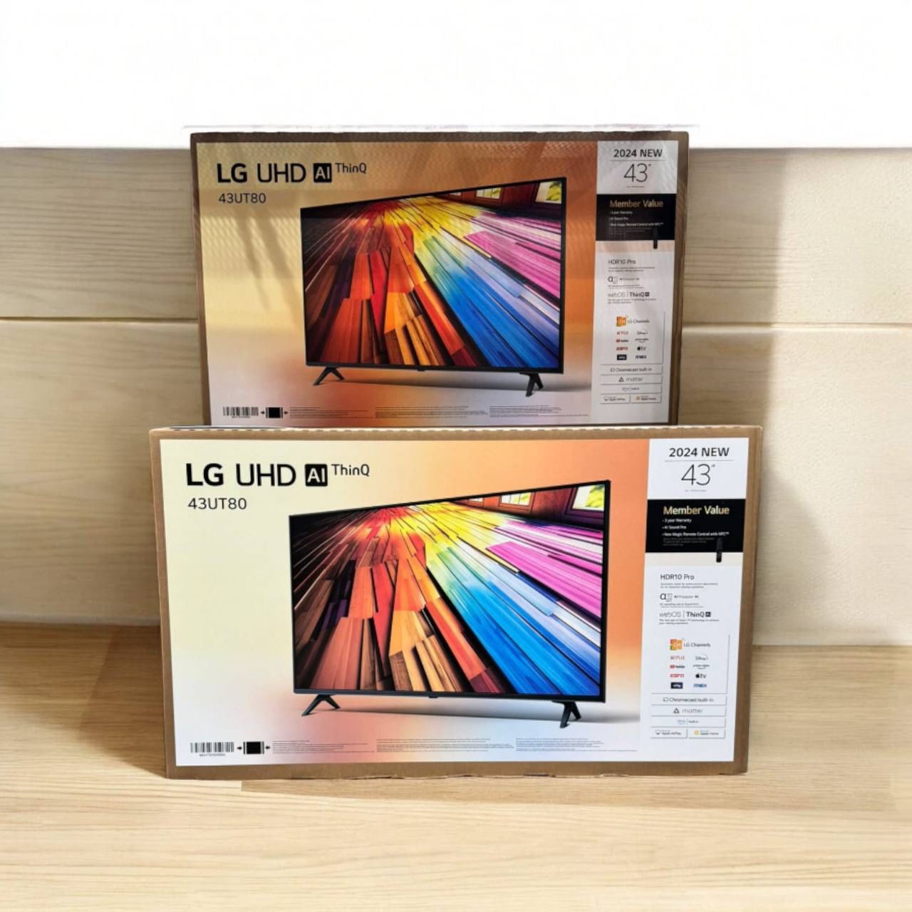 HD82 43ut80 43” LG smart 4k led Uhd tv