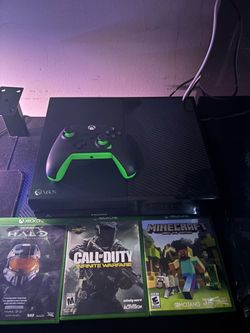 Xbox One Console with Controller and 4 Games