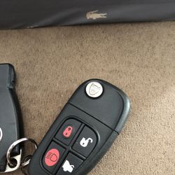 Jaguar key and Mercedes key