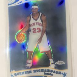 Topps 2005-06 Chrome Refractor Quentin Richardson #145 /999 🔥🔥🔥💪💯🏀⭐️😱🙌