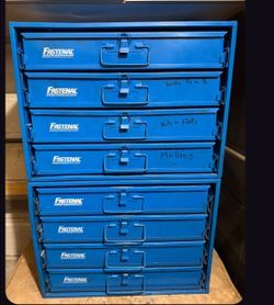 Fastenal Toolbox with Organized Hardware