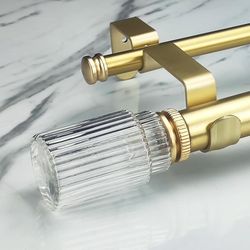 NEW 36 - 72" DOUBLE CURTAIN ROD 