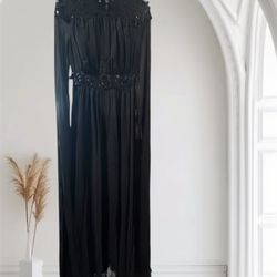 New Long Black Formal Dress- Size: Small