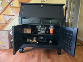 Value City Furniture Secretary Desk – Good Condition, Solid Wood - Baltimore, MD
