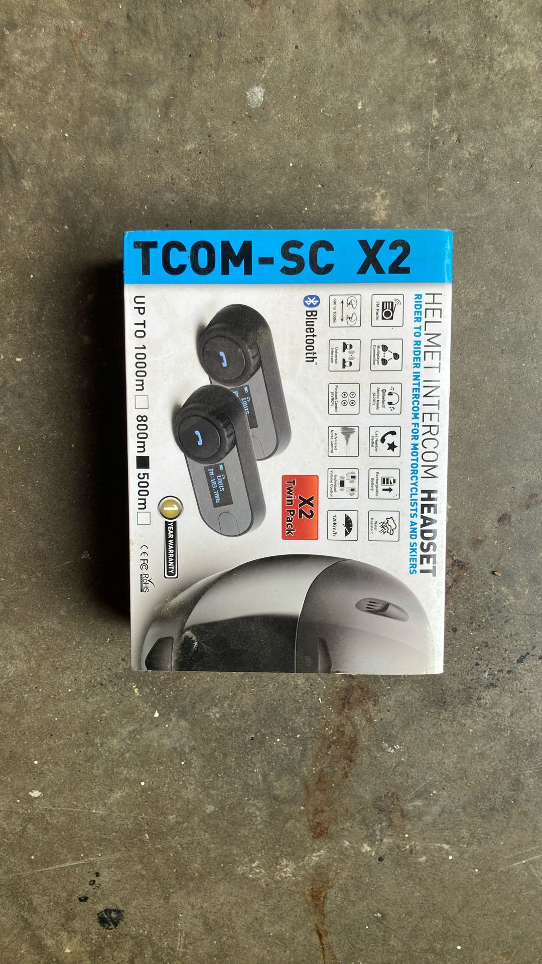 Helmet Intercom Headset