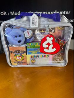 Ty Beanie Babies Official Club Platinum Membership Gift Set – Complete Collector Kit