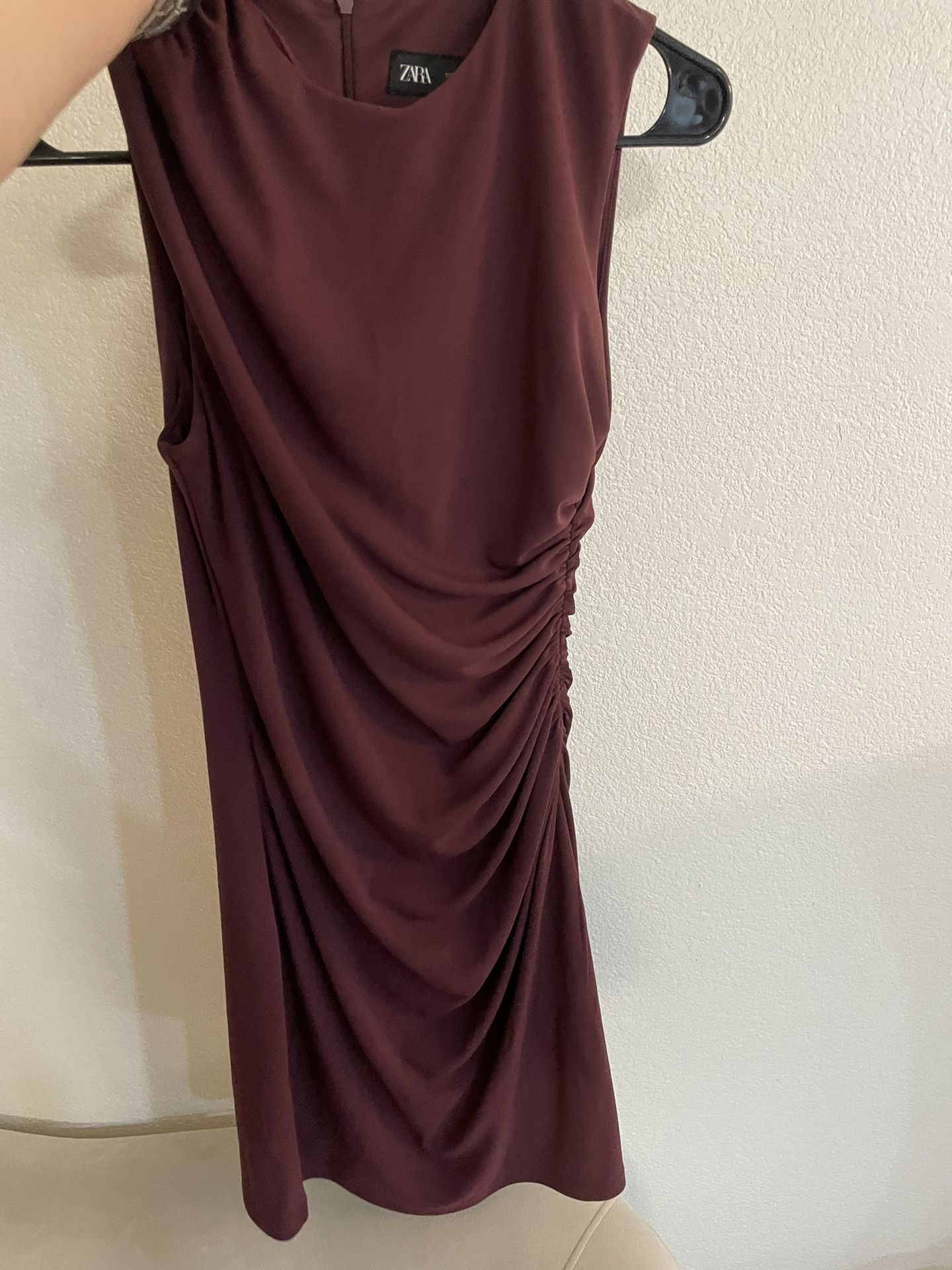 Zara Burgundy Dress