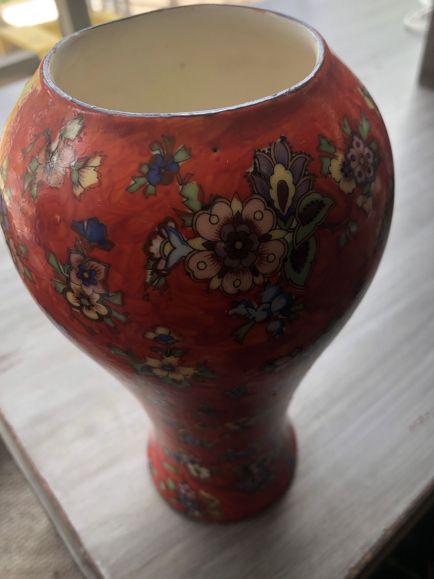 Antique hand made and hand painted in Czech celebrate #7 no chips