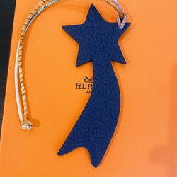 NIB Hermes shooting star bag charm