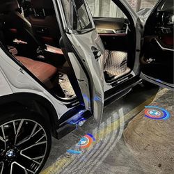 BMW 5OTH Anniversary Door Lights Read Below .  Swipe Left For All Pics Sold Separately 