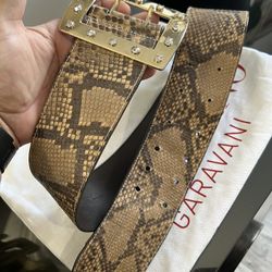 Valentino snake leather belt Authentic 