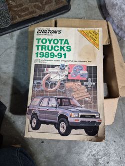 1989-91 Toyota Chilton manual
