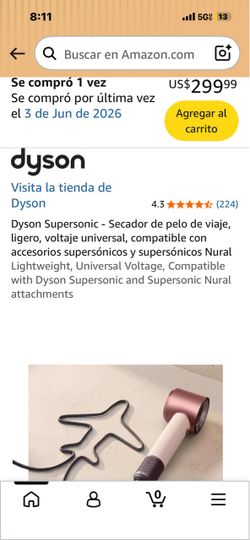 Dyson hairdryer