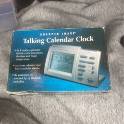 Vintage talking calculator clock