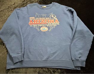 Men Y2K 2009 Arizona Wildcats Pacific Life Holiday Bowl Crewneck Sweatshirt