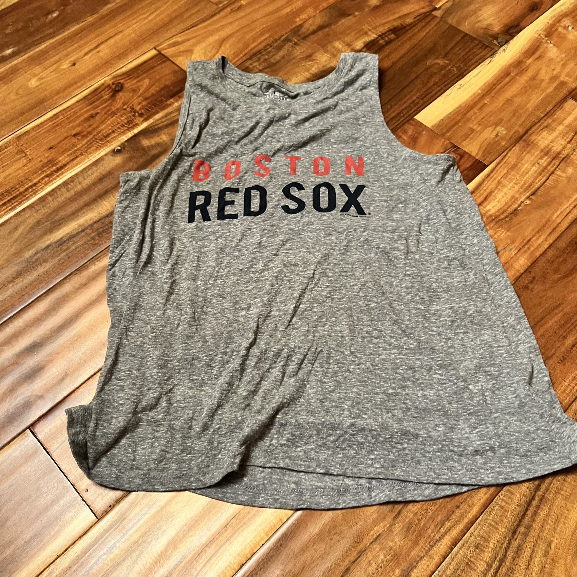 Women’s gray Boston Red Sox tank top. Size medium
