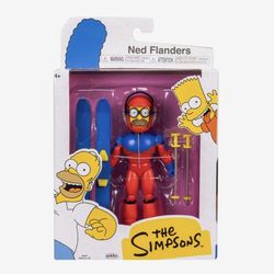 The Simpsons – Ned Flanders (Ski Outfit) Figure – Brand New