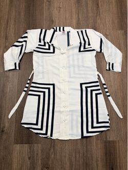 White and black geometric