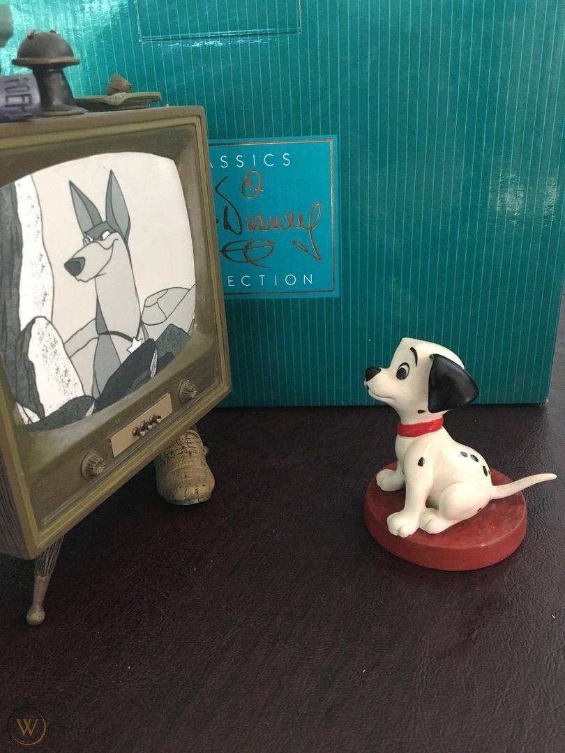 WDCC 101 Dalmatians "Come on Lucky" and TV