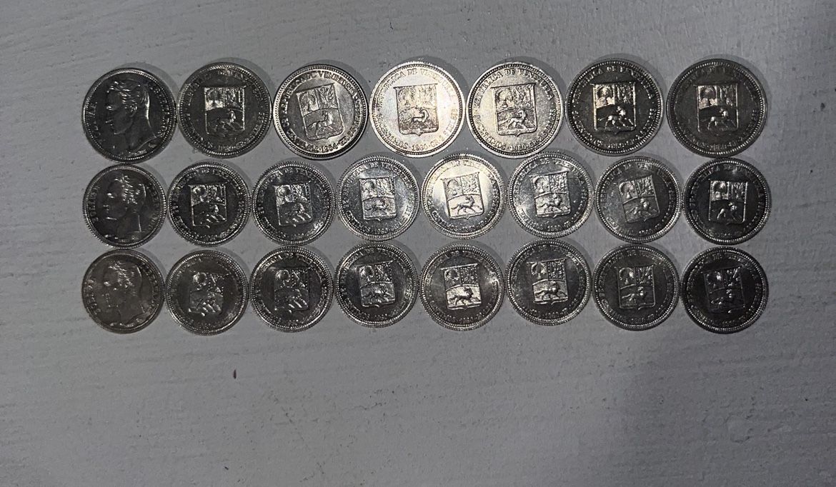 Silver Venezuelan Bolivares