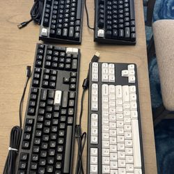 Mechanical Keyboards Great Shape Custom Keycaps MX Brown Cream