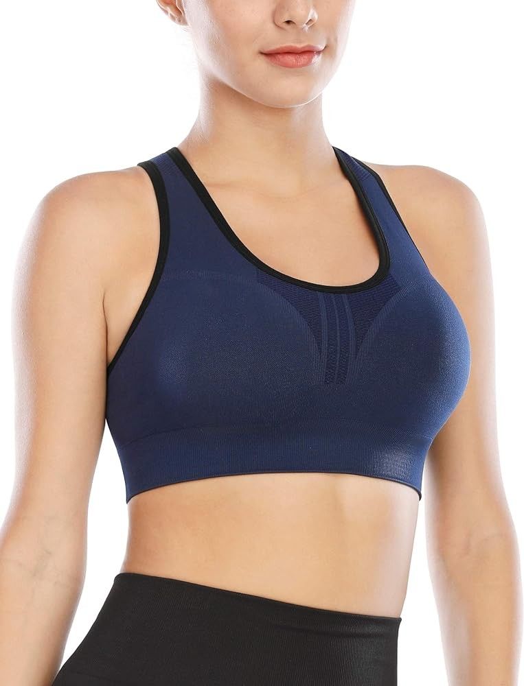 NWT HEATHYOGA Racerback Sports Bra High Impact Yoga Workout Clothing XL