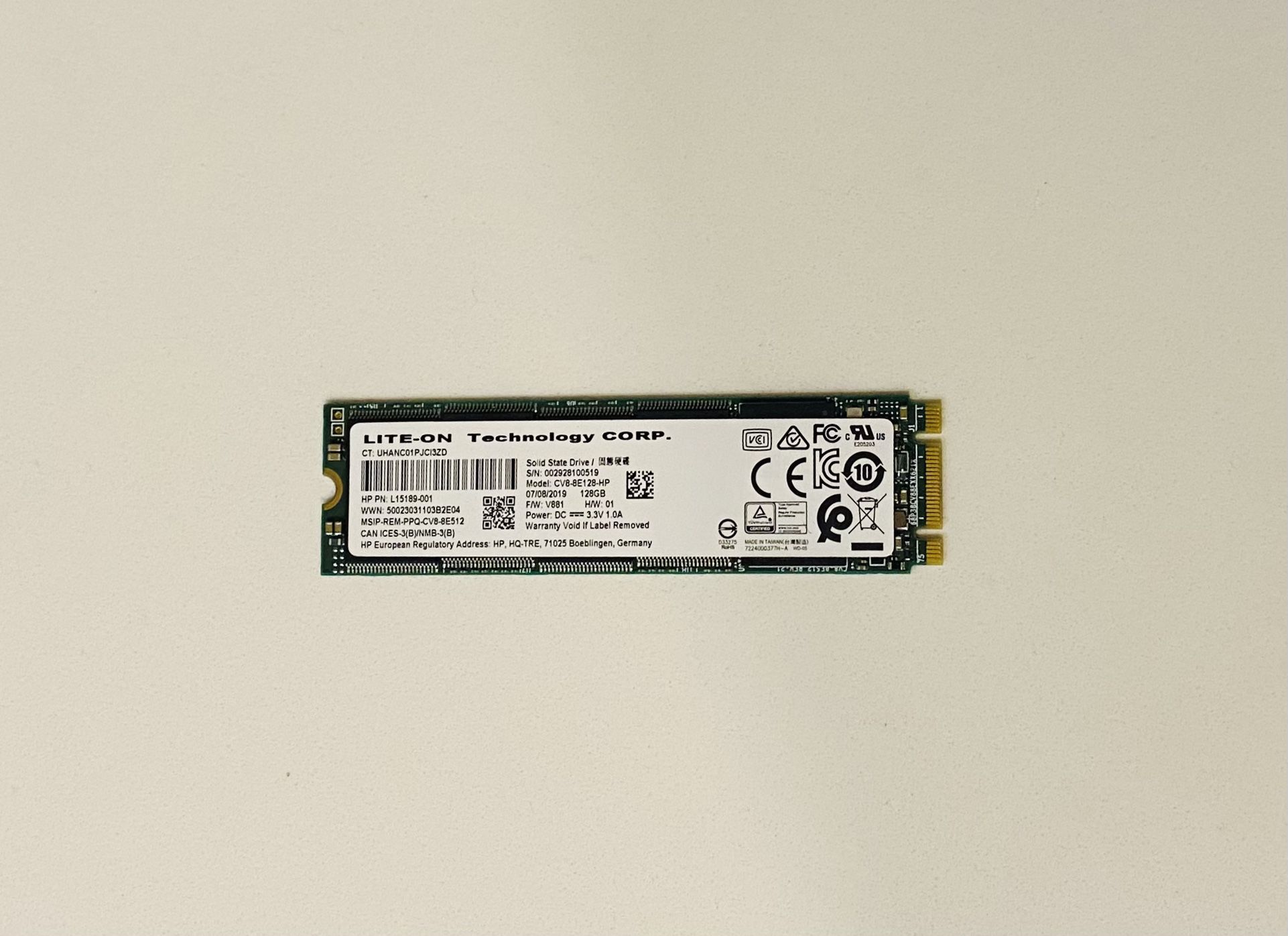 SSD M2 NVme VNand  128 GB. Super Fast SSD HDD, For Desktops, Laptops, Tablets and Compatible Devices 