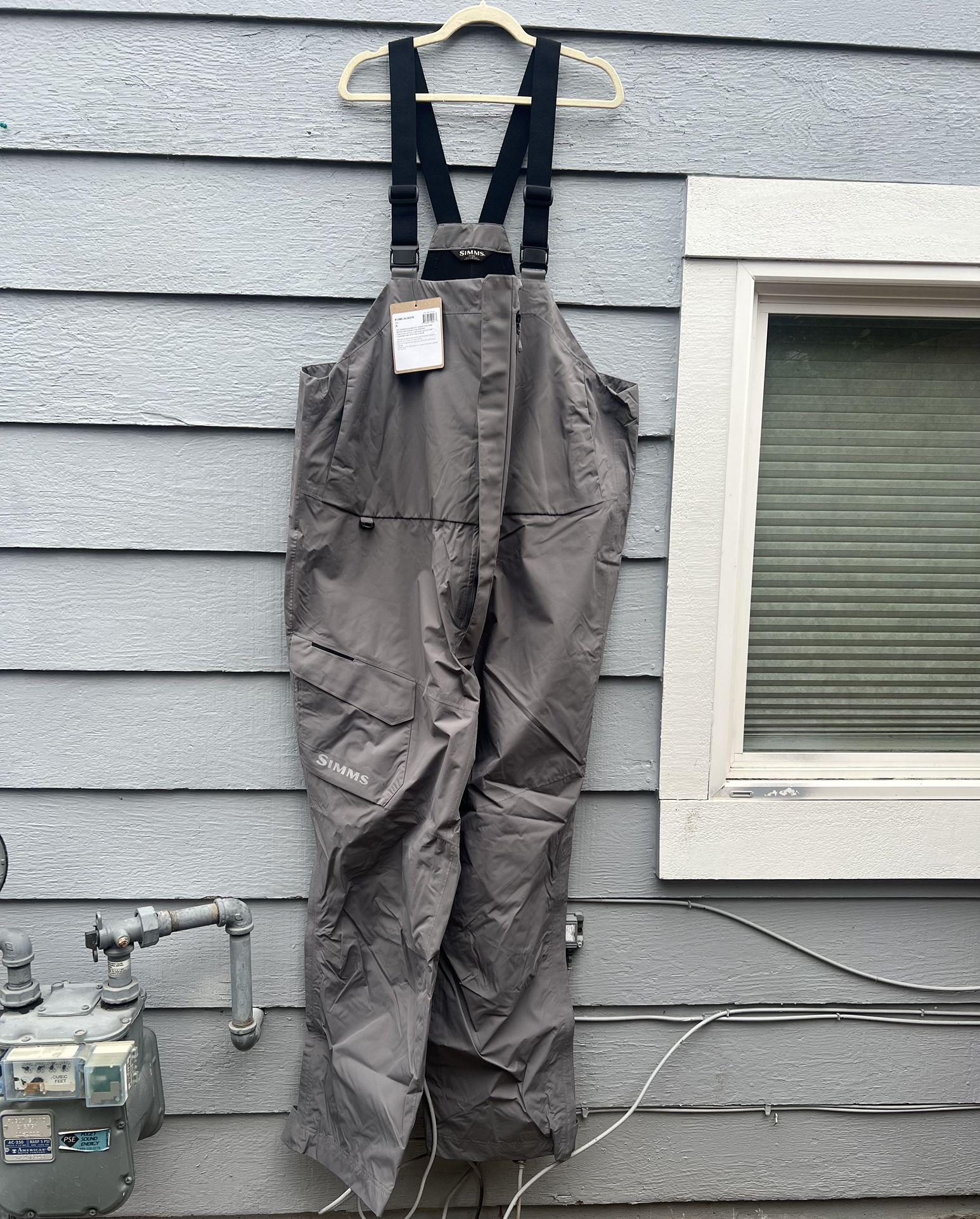 Simms Men's Challenger Fishing Bib - Steel- 3XL