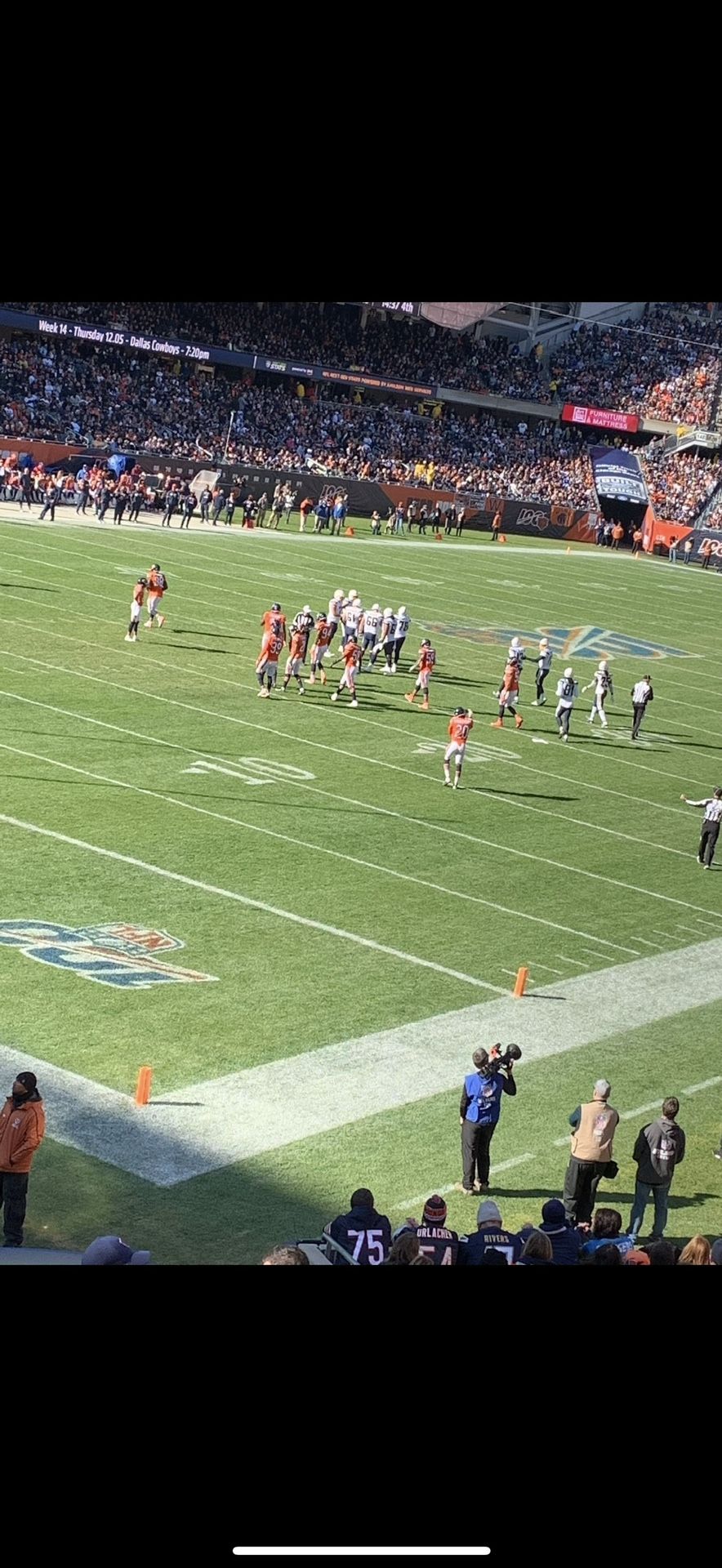 Bears tickets section 218 row 1
