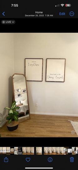 Two Canvas’ With Words 