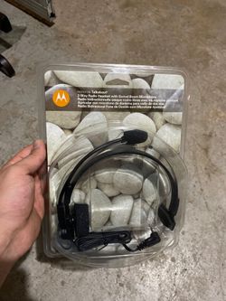 Motorola head set 2 way radio set