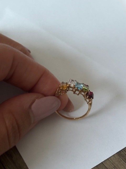 10k Gold Multicolor Ring