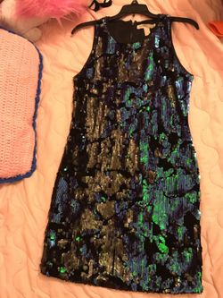 Mermaid color sequin dress- size S - worn once