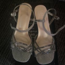 Sparkly Grey Heels 