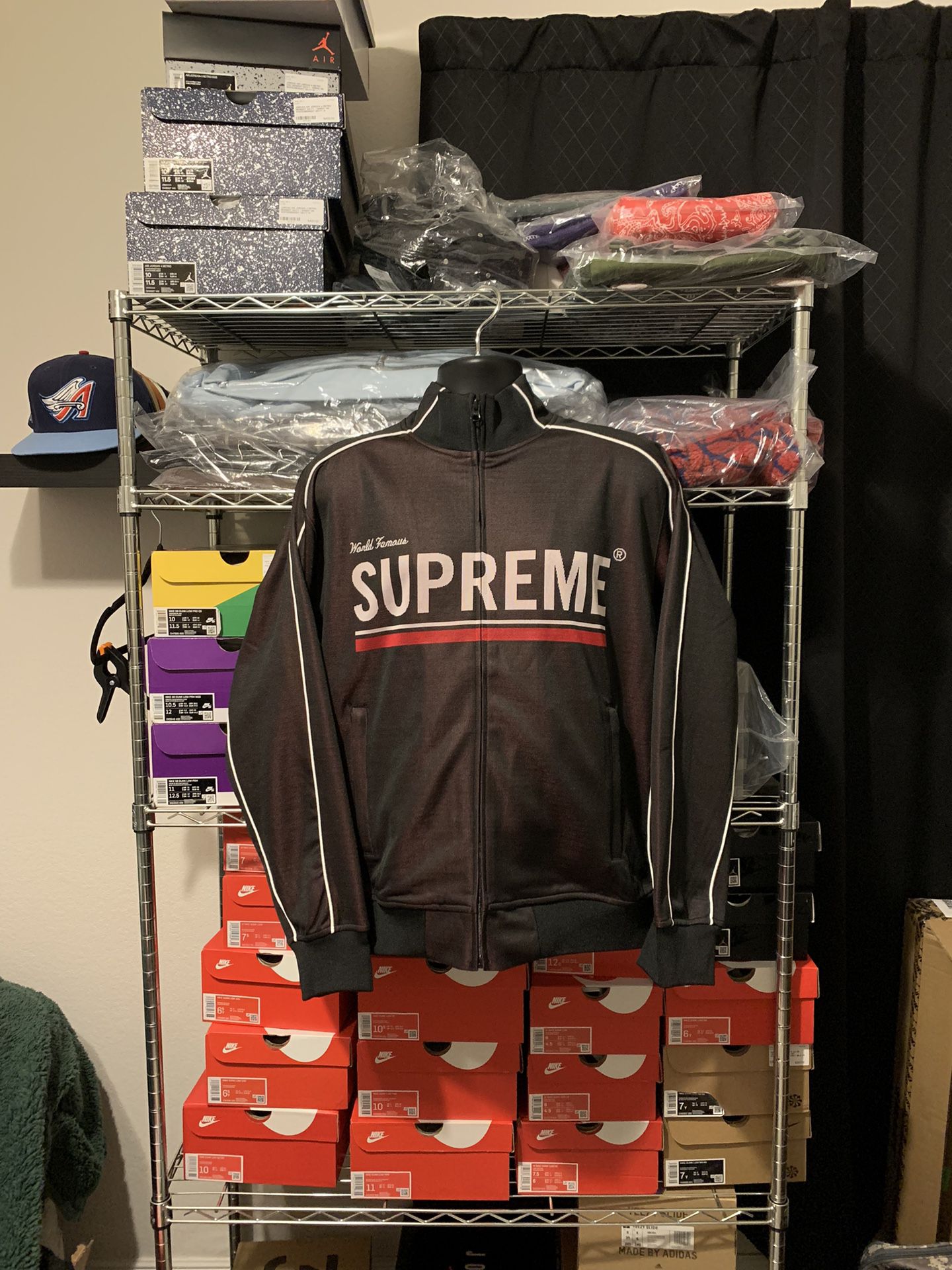 Supreme World Famous Jacquard Track Jacket for Sale in Katy, TX - OfferUp