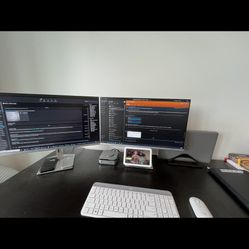 HP 23.8” FHD Monitors (Qty 2, Like New)