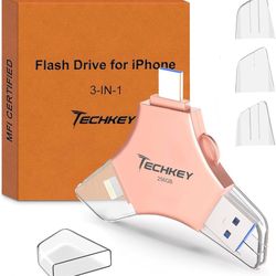 3-in-1 Flash Drive for iPhone 256GB